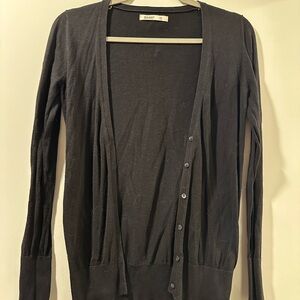 Women's Black Cardigan Sweater
